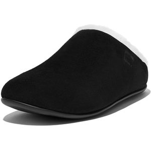 FitFlop Chrissie Shearling pantoffels zwart  - Maat 37