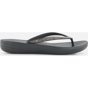 FitFlop IQUSHION Dames Slippers - Zwart - Sparkle