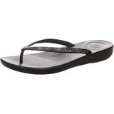 FitFlop Iqushion Sparkle teenslippers dames wit/zilver