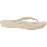 FitFlop Iqushion Sparkle teenslippers dames wit/zilver