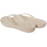 FitFlop Iqushion Sparkle teenslippers dames wit/zilver