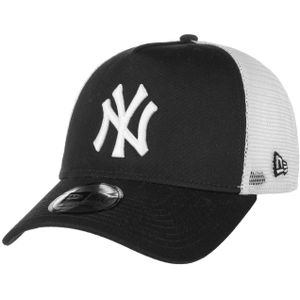 New Era, Accessoires, unisex, Zwart, ONE Size, Zwarte New York Yankees Trucker Cap