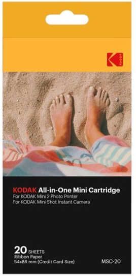 Kodak Dyesub Cartridge - Mini Printer 2 en Minishot Camera - 20 Stuks