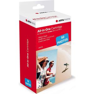 AgfaPhoto AMC50 cartridge en fotopapier voor fotoprinter