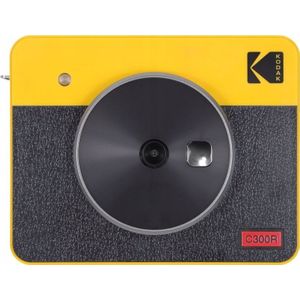 Kodak - Mini-Shot 3 - Retro Camera en Draagbare Fotoprinter - Geel - 76 x 76 mm - Bluetooth