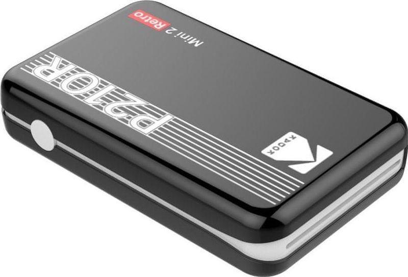Kodak Mini 2 Retro Printer - Draadloos - Zwart - Kleurfoto