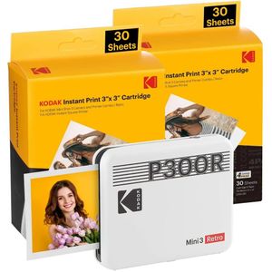 Photogrpahic Printer Kodak MINI 3 RETRO P300RW60 White
