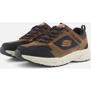 Skechers - Oak Canyon - Sneakers - Bruin - Suède en Synthetisch - Rubberen Buitenzoal