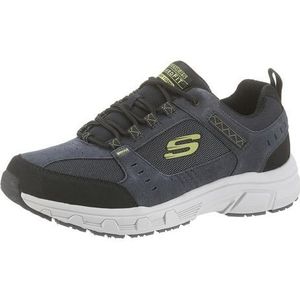 Skechers Oak Canyon Sneakers voor heren, Blauw Navy Lime Nvlm, 47.5 EU