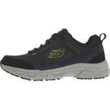 Skechers - Oak Canyon - Wandelschoen - Blauw Navy Lime - Suède - Synthetisch