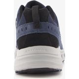 Skechers - Oak Canyon - Wandelschoen - Blauw Navy Lime - Suède - Synthetisch