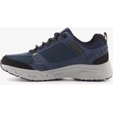 Skechers - Oak Canyon - Wandelschoen - Blauw Navy Lime - Suède - Synthetisch