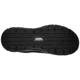 Skechers Flex Advantage Sr Bendon Sneakers voor heren, Black Mesh waterafstotende behandeling tegen watervlekken, 47.5 EU