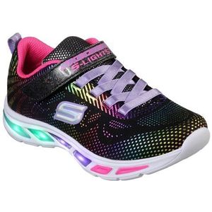 Skechers Litebeams-Gleam N'dream Sneakers voor meisjes, Black Black Multi Bkmt, 29 EU