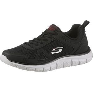 Skechers De Skechers Track  Sneakers - Maat 45 - Mannen - zwart,wit,rood