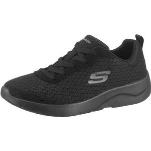 Skechers Dynamight 2.0 Eye Sneakers voor dames, Zwart Mesh Durabuck Trim, 41 EU