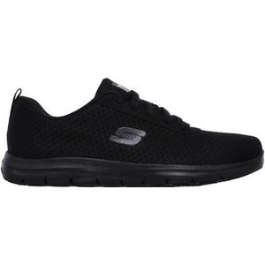 Skechers, Gent-Bronaugh Zwarte Werkschoenen Zwart, Dames, Maat:39 EU