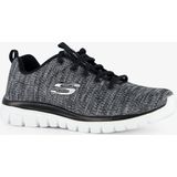 Skechers - Graceful - Vrijetijdsschoen - Zwart/wit - Met Memory Foam