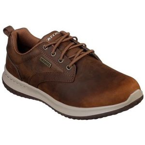 Skechers Delson Antigo heren Oxfords Oxford, Donkerbruin leer, 39.5 EU