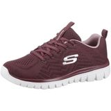 Vrijetijdsschoen - Bordeaux - Veterschoen - Memory Foam