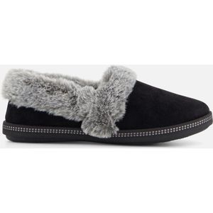 Skechers - COZY CAMPFIRE - Lage Sneakers - Zwart - Microvezel Suède/Imitatiebont
