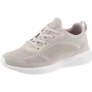 Skechers Bobs Squad Tough Talk Sneakers voor dames, Natuurlijk Gebouwd Brei, 36 EU