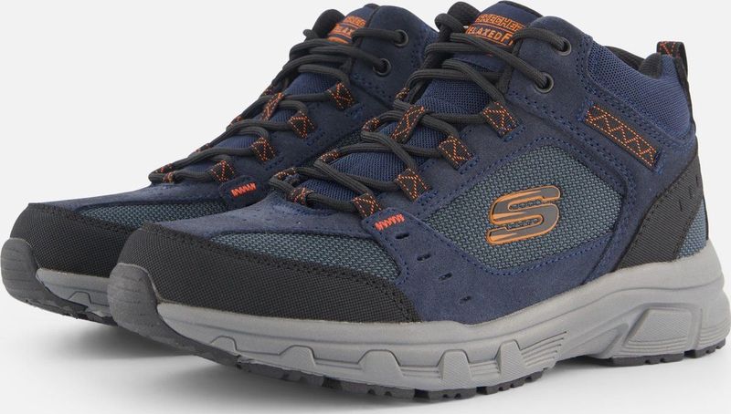 Skechers Oak Canyon heren wandelschoenen A/B Blauw Extra comfort Memory Foam