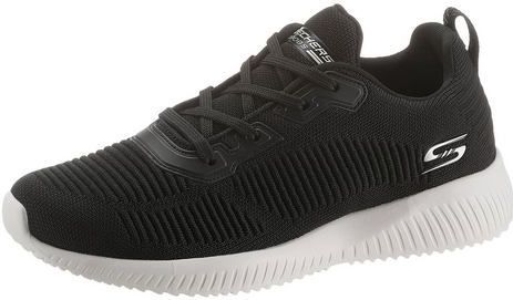 Skechers - Skech-Knit - Vrijetijdsschoen - Zwart/Wit - Vetersluiting