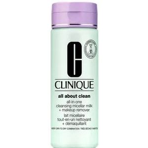 Clinique All About Clean All-in-One Cleansing Micellar Milk + Makeup Remover (trockene Haut) 200 ml