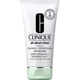 CLINIQUE - All About Clean™ 2-in-1 Cleansing + Exfoliating Jelly - 150 ml - scrub