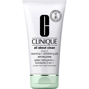 CLINIQUE - All About Clean™ 2-in-1 Cleansing + Exfoliating Jelly - 150 ml - scrub