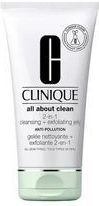 Clinique All About Clean 2-in-1 Cleansing + exfoliërende gel Jelly anti-vervuiling 150 ml