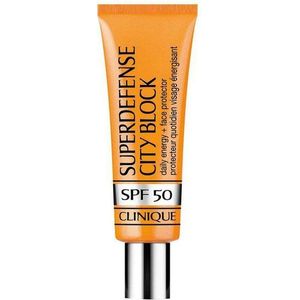 Clinique Superdefense™ City Block Broad Spectrum SPF 50 Daily Energy + Face Protector energiebrengende beschermingsfluid SPF 50 40 ml