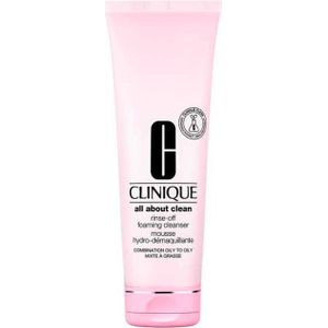 CLINIQUE - All About Clean™ Rinse-Off Foaming Cleanser - 250 ml - Reinigingsfoam
