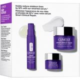 Clinique - Smart Set Gezichtsverzorgingsset voor Alle Huidtypes - 10ml Serum, 5ml Oogcrème, 15ml Crème