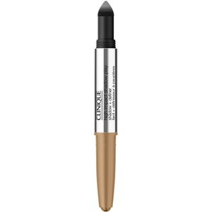 Clinique High Impact Shadow Play™ Shadow & Definer Oogschaduw Stift Duo Tint Sparkling Wine + Caviar 1,9 g