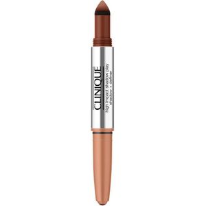 Clinique High Impact Shadow Play™ Shadow & Definer Oogschaduw Stift Duo Tint Flame + Amber 1,9 g