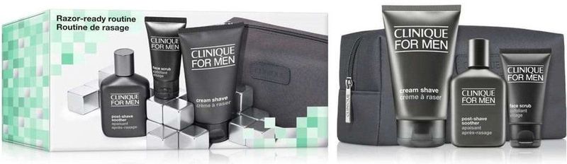Clinique For Men - Cream Shave - Set 3st - 125ml - 75ml - 30ml