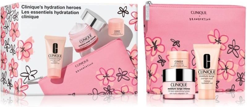 Clinique's Hydration Heroes - Moisture Surge Intense 72H Lipid-Replenishing Hydrator 50ml + Overnight Mask 30ml + All About Eyes 5ml