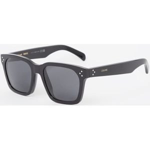 Celine Geometrische zonnebril met chique stijl , Black , Heren , Maat: 54 MM