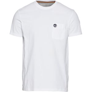Timberland Dunstan River Chest Pocket Short Sleeve Tee T-shirt (Heren |wit)