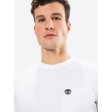 T-Shirt Timberland Men Dustan River Pocket Tee White-S