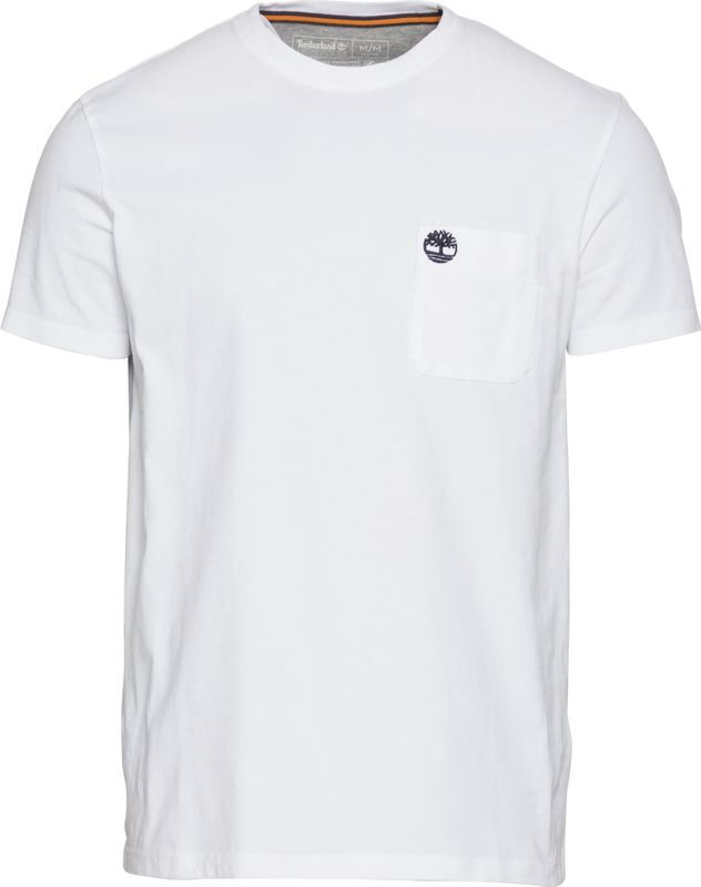 T-Shirt Timberland Men Dustan River Pocket Tee White-S