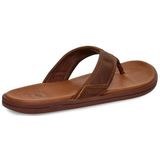 UGG M Seaside Flip Leather Heren Sandalen - Bruin - Maat 46