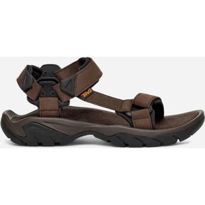 Teva m Terra Fi 5 Universal Leather Heren Sandalen - Turkish Coffee