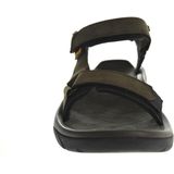 Teva Terra Fi 5 Leather Sandalen Heren Middenbruin +