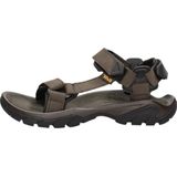 Teva Terra Fi 5 Leather Sandalen Heren Middenbruin +