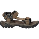 Teva Terra Fi 5 Leather Sandalen Heren Middenbruin +