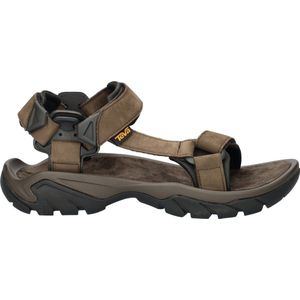 Teva m Terra Fi 5 Universal Leather Heren Sandalen - Turkish Coffee