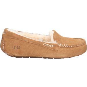 UGG Pantoffels Dames Sloffen / Instappers - Wol - Harde zool - Dichte hiel - Ansley - Cognac
